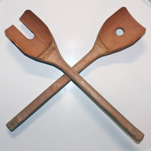 Hand made by Jiro SHIRASU / Salad server